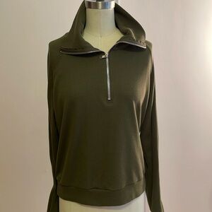 Women’s Sweatshirt Large Olive Green Brand Unknown